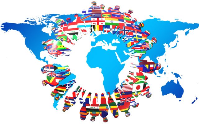 карта с народами мира